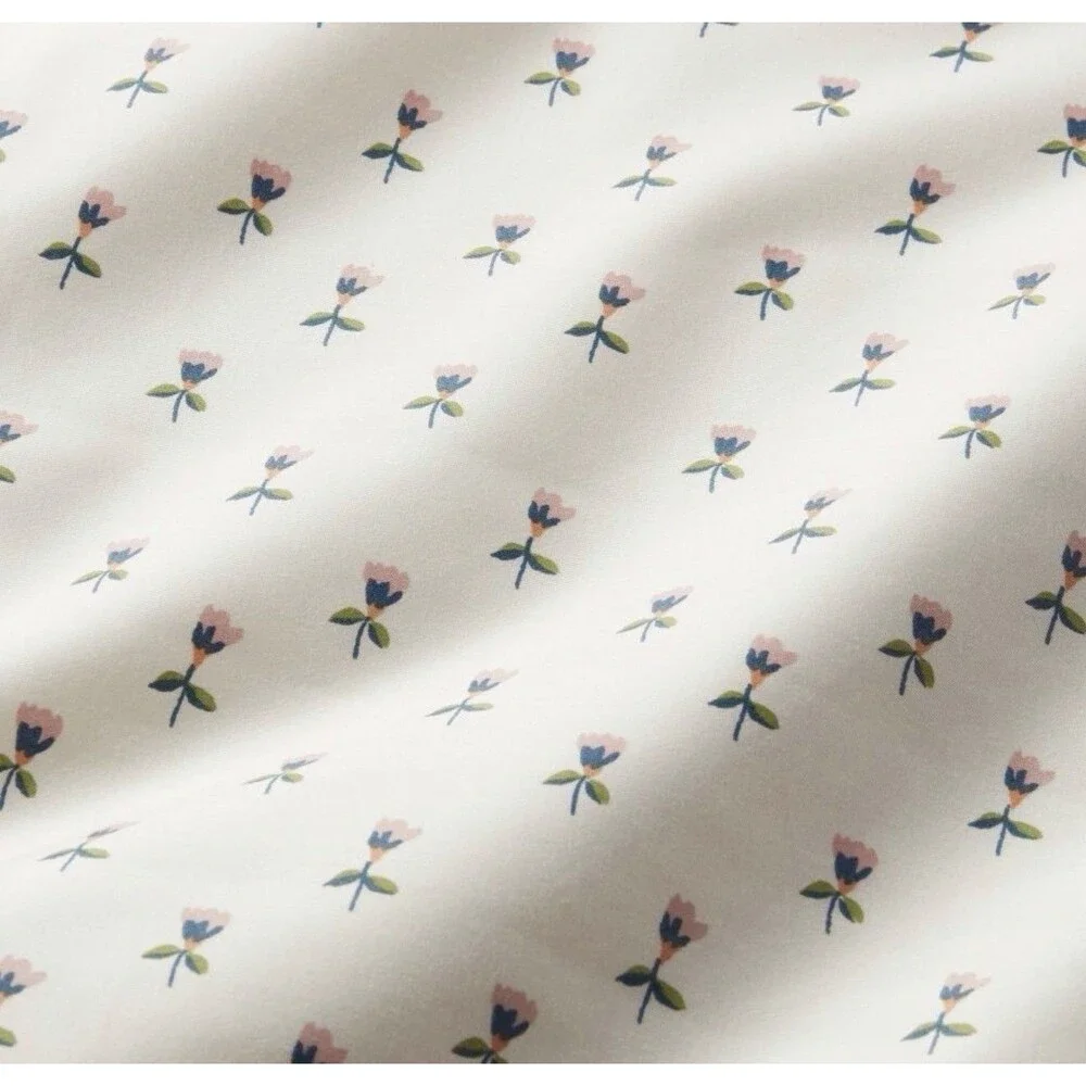 Queen 400 Thread Count Performance Sheet Set Tulip Toss - Threshold NWOT